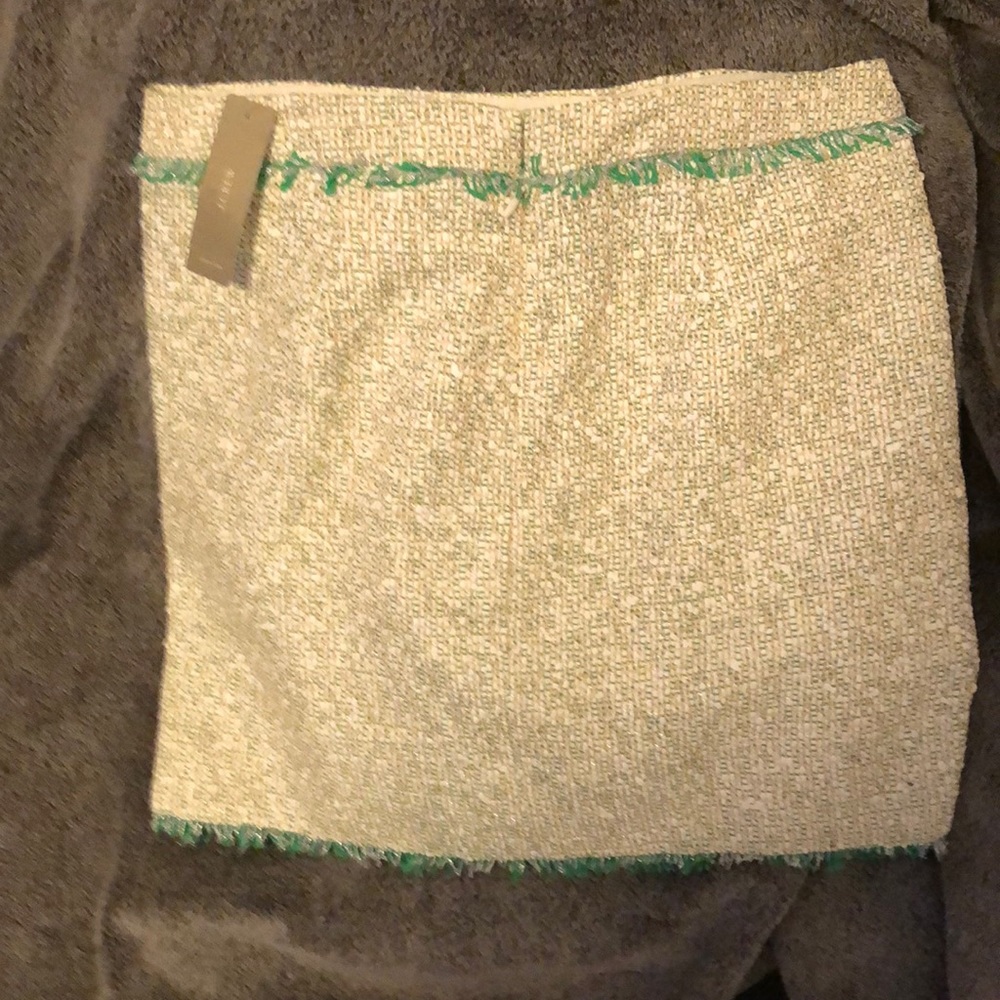 I Crew mini skirt